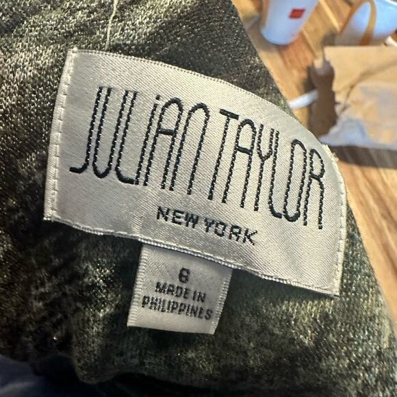 Julian Taylor Double-Breasted Green Midi Dress – Classic & Chic - Picture 5 of 10